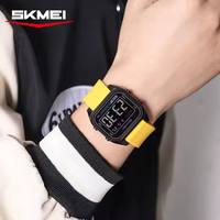Jam Tangan Olahraga Digital LED Tahan Air SKMEI 2496 untuk Pria, Elektronik Multifungsi, Relojes Hombre, Arloji Pria