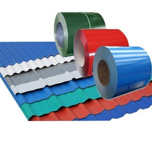 Bobinas/Láminas de Acero Galvanizado/Galvalume <span class=keywords><strong>PPGI</strong></span> PPGL de 0.45mm 0.5mm con Doble Recubrimiento y Pintura de Color para Techos de Edificios - Product Image 1