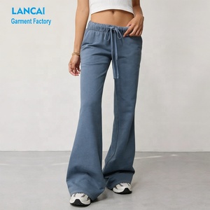 Fabricants de vêtements, pantalons décontractés pour femmes, vêtements de sport, pantalons de jogging, pantalons de sport à pattes d'éléphant - Product Image 2