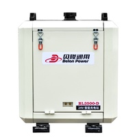 24V Diesel-Standgenerator Einzylinder 4-Takt Luftgekühlter Dieselgenerator 7L Kraftstofftank Fernstart Bluetooth-Start