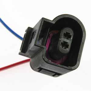 MOQ1 1J0 973 702 2 broches faisceau électrique connecteur prise câblage 1J0973702 pour <span class=keywords><strong>VW</strong></span> Passat B6 B7 Golf MK5 MK6 Tiguan Audi A4 Q5 Q7 - Product Image 2
