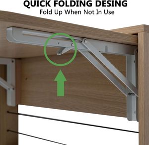 Gỗ Màu Sắc Gấp Tường Bảng 24.8*16.3Inch Gấp Xuống Nổi Bàn Treo Chức Năng Cho Nhà Văn Phòng Giặt Nhà Bếp Ăn Uống - Product Image 5