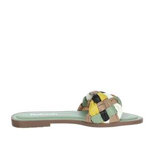 Sandalias Planas Refresh para Mujer, Multicolor, Trenzadas, Tacón Bajo, Calzado de Verano - Product Image 4