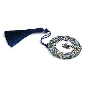 Marcapáginas de Metal Personalizado de Color Azul con Borla, Nuevo Diseño, Venta Caliente - Product Image 6