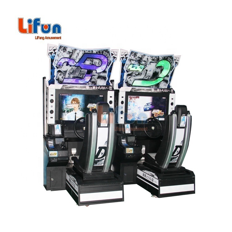 Lifun Factory's Luxury Single-Player Coin Operated Car Racing Arcade Game Machine with 1 Year Warranty