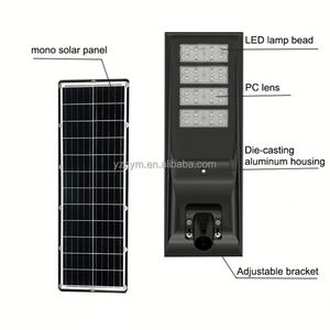 Lámpara Solar LED para Calle, 60w 80w, de Aluminio, con Sensor, Control Remoto, IP65 Impermeable, Todo en Uno, con Batería, Garantía de 5 Años - Product Image 5