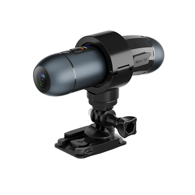 Helmet Camera Front 4K + Dual 1080P Recording 2400mAh Battery IP66 Waterproof WIFI Remote Control Anti-shake 170 Wide Angle