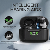 Mini-aides auditives CIC rechargeables intra-auriculaires à réduction de bruit pour seniors souffrant de perte auditive, OEM ODM, voix claire