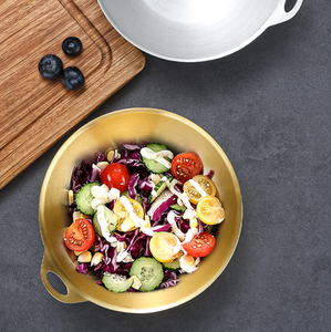 304 Stainless Steel Pickles Bowl Single Handle Salad Fruit Bowl Tableware for Korean Grill Kitchen Restaurant Serving Bowl - Product Image 5