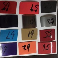 Films en plastique d'acétate de cellulose colorés pour la fabrication de lacets ou d'accessoires vestimentaires
