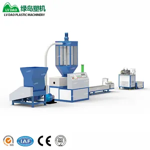 Lvdao Recycling EPE/EPS/XPS Waste Plastic Foam Granulator Machine Plastic Pelletizing Machine