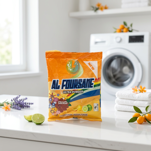 Détergent en poudre Al Foursame Ultra, parfum frais, pour machine à laver, savon à lessive - Product Image 1