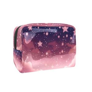 High-Grade Waterproof PU Cosmetic <b>Bag</b> with <b>Zipper</b> Closure Modern Fashion for Toiletry and Women's Skin Care <b>Storage</b> <b>Bag</b> - Product Image 3