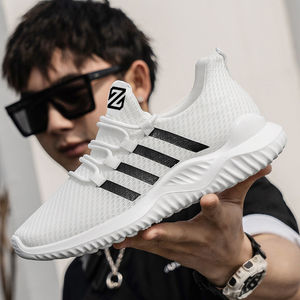 Nuove <span class=keywords><strong>Scarpe</strong></span> Sportive Casual da Uomo Primavera-Estate in Maglia Fly-Knit alla Moda e Trendy Slip-On con Suola in Plastica - Product Image 2