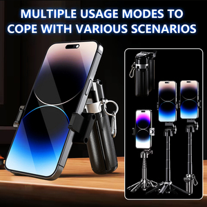 Popular Mini Trípode Universal Plegable para Selfies, Inalámbrico, Portátil, para Viajes, Base Cuádruple para Teléfono Móvil - Product Image 4