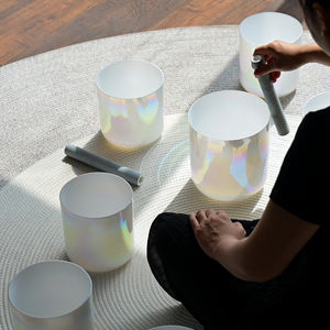 Bol chantant en cristal <span class=keywords><strong>de</strong></span> quartz Jinfang Alchemy, 5-12 pouces, outil <span class=keywords><strong>de</strong></span> méditation et <span class=keywords><strong>de</strong></span> guérison sonore avec <span class=keywords><strong>sac</strong></span> <span class=keywords><strong>de</strong></span> transport gratuit - Product Image 4