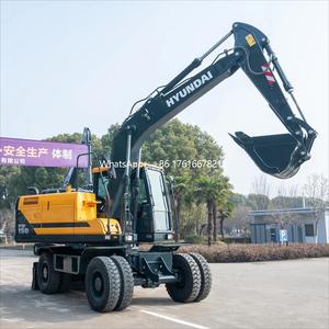 Mini-excavatrices Hyundai Hw150 NEUVES pour la construction industrielle, excavatrices sur roues pour l'industrie - Product Image 6