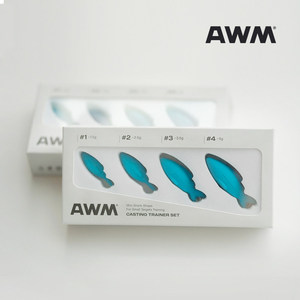 Juego de entrenamiento de lanzado AWM con forma de mini tiburón de 1.5g, 2.5g, 3.5g y 5g para entrenamiento de pesca con señuelos en agua dulce. - Product Image 5