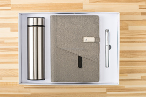 Bộ Quà Tặng Doanh Nghiệp Tùy Chỉnh Bình Chân Không + Máy Tính Xách Tay Rời A5 + Bút Khuyến Mãi Bộ Quà Tặng Sổ Tay Da Doanh Nghiệp - Product Image 5