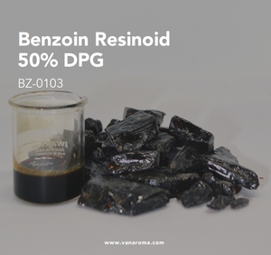 น้ำมันหอมระเหยเบนโซอินเรซิโนอิด 50% DPG กลิ่นธรรมชาติสำหรับทำน้ำหอมและเครื่องกระจายกลิ่น (BZ-0103) กลิ่นวานิลลา - Product Image 2