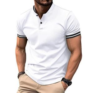 Polo da Golf Personalizzata ad Asciugatura Rapida in Poliestere, T-shirt Polo Vuota per Sublimazione, Polo da <span class=keywords><strong>Uomo</strong></span> Taglie Forti - Product Image 1
