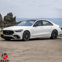 Kit carrosserie S63 Style : Pare-chocs avant, diffuseur arrière, calandre, à monter sur les vis, pour Mercedes Benz W223 Normal 2021-2023