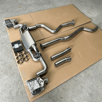 Système d'échappement Catback SS304 pour BMW 135i E81 E82 E87 E88 3.0T N54 – Amélioration de la section arrière haute performance