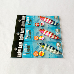 Antico cacciatore 1 pz/borsa Jigging Slow Jig 60g stile giappone colata in metallo giga esca Laser luminosa orata sgombro - Product Image 3