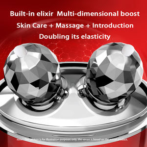 Rodillo Facial 3D Giratorio 360 Grados, Recargable, para Eliminar Arrugas, Masajeador Facial, Hidratante, Reafirmante de la Piel - Product Image 2