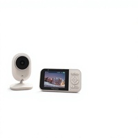 Babyphone avec écran de 2,8 pouces, caméra HD 720P, vision nocturne, détection des pleurs, audio bidirectionnel, batterie de 2600 mAh