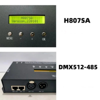 Contrôleur LED DMX vers SPI H807SA DMX512, 8 canaux, protocole Artnet, pilote programmable pour WS2811 WS2812 WS2815 APA102