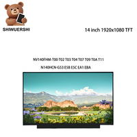 Écran LCD d'origine neuf A+ 14 pouces 1920*1080 EDP 40 broches NV140FHM T00 T02 T03 T04 T07 T09 T0A T11 N140HCN G53 E5B E5C EA1 EBA