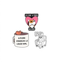 Ensemble de broches émaillées Chat Original, Badges Animaux Coquins, Cadeau de collection en métal irrégulier pour amis