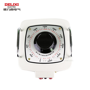 Régulateur de tension monophasé Delixi 220v AC, réglage manuel, 50Hz, modèle à noyau en cuivre 2015-12 - Product Image 2