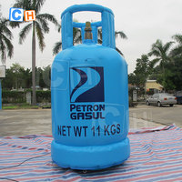 Réservoir de gaz gonflable géant extérieur/bouteille de gaz gonflable/bouteille de gaz gonflable de station service pour la publicité