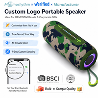 Altavoces con Sonido Activo y Marca Personalizada, Conexión Estable, Emparejamiento TWS, Amplio Rango, Portátiles, con Correa y Botones de Silicona