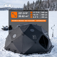 Carpa Instantánea Tipo Iglú Kawagebo Kamp (KK) de Tela de Algodón, Carpa Domo de Gran Capacidad para Eventos al Aire Libre y Sauna