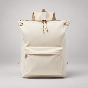 Sac à dos de pickleball en coton recyclé pour 2 raquettes, 14 oz, non teint, avec logo personnalisé, vente en gros, pour raquettes de tennis et de padel - Product Image 1
