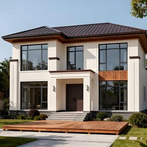Modernas Villas de Dos Pisos de Acero Ligero para Zonas Rurales, Casas Autoconstruidas con Vista <span class=keywords><strong>al</strong></span> <span class=keywords><strong>Mar</strong></span> y Planos de Diseño Integrados - Product Image 6