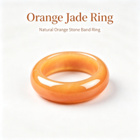 Bague en jadéite naturelle unie, bague en jade unisexe couleur glacée pour usage quotidien, bijou de type A birman, cadeau