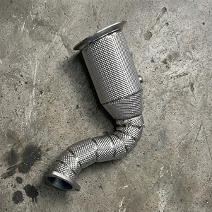 Tubería de Escape Turbo con Protector Térmico para Porsche Panamera 971 3.0T V6, Acero Inoxidable T304, Alto Flujo, Ajuste Directo - Product Image 5