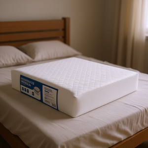 Protector de Colchón Individual Basic Plus, Acolchado, Impermeable, Lavable a Máquina, Hipoalergénico, Protector de Cama - Product Image 2