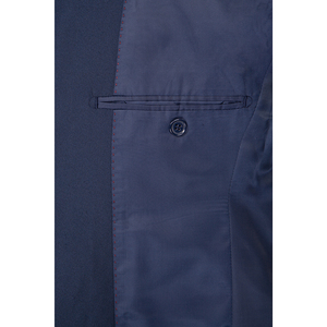 Hommes costume veste et pantalon 2024 nouvelle <span class=keywords><strong>tendance</strong></span> de la mode HMDKO1A1Q34-B5 bleu marine personnalisé en gros Slim Fit costume pour hommes - Product Image 6