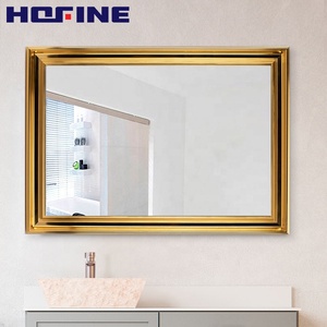 Hofine hofine ba màu sắc tùy chỉnh nhà máy giá rẻ Nhựa nửa cơ thể phòng tắm trang điểm gương - Product Image 5