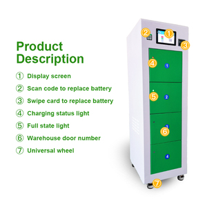 Shared Battery Exchange Cabinet Electric Motorcycle Battery Exchange <strong>Station</strong> Outdoor Battery <strong>Charging</strong> Cabinet - Product Image 4
