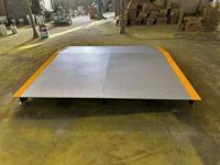 Rampe de chargement en acier robuste pour conteneurs, capacité de 10 tonnes, applicable aux restaurants et supermarchés, dimensions 2300*2230*150mm