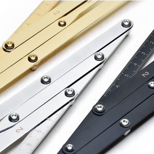 Rich sky — règle de <span class=keywords><strong>maquillage</strong></span> pour <span class=keywords><strong>sourcils</strong></span> en acier inoxydable, Ratio doré, boussole, Microblading, <span class=keywords><strong>maquillage</strong></span> <span class=keywords><strong>Permanent</strong></span>, forme, outil de traçage des yeux - Product Image 4