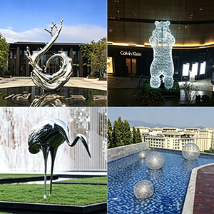 Escultura de Árbol Metálico Gigante Moderna W51 para Decoración de Jardines, Parques y Espacios Públicos, Arte Escultural Personalizado - Product Image 3