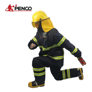 耐火コットン材料EN認定付きの消防士スーツ - Product Image 3