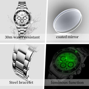 <span class=keywords><strong>Orologio</strong></span> al Quarzo OEM 5632 da Donna, <span class=keywords><strong>Quadrante</strong></span> <span class=keywords><strong>Verde</strong></span> Classico, Cassa in Acciaio Inossidabile, Impermeabile, Cronografo di Lusso per Affari - Product Image 2